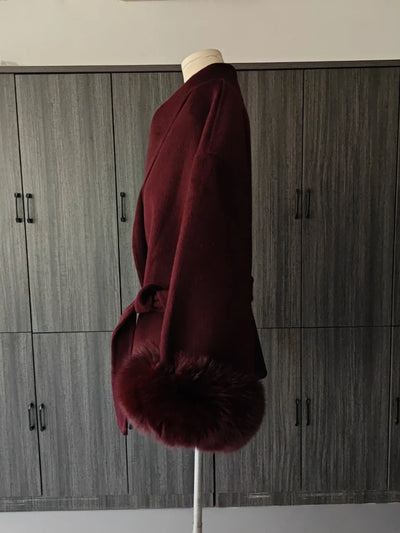wollener Herbstmantel