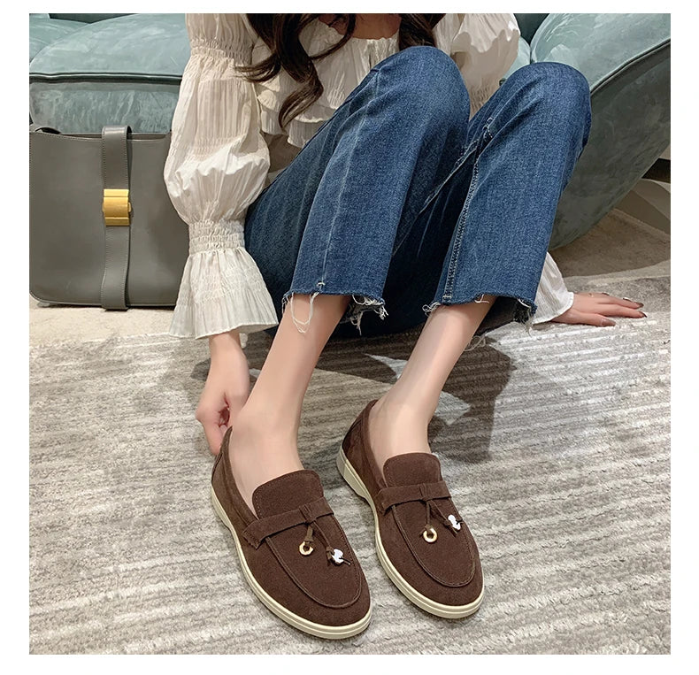 Loafer mit Schmuck‑Detail
