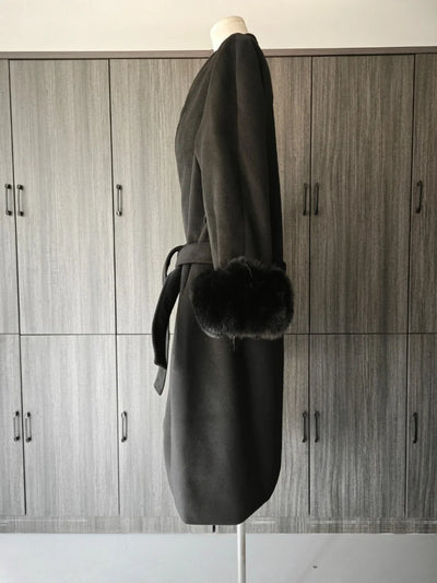 wollener Herbstmantel
